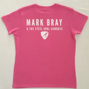Mark Bray & The Steel Soul Cowboys Pink Tee