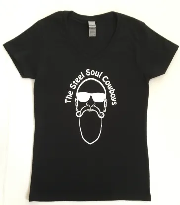 The Steel Soul Cowboys Ladies Tee (Black)